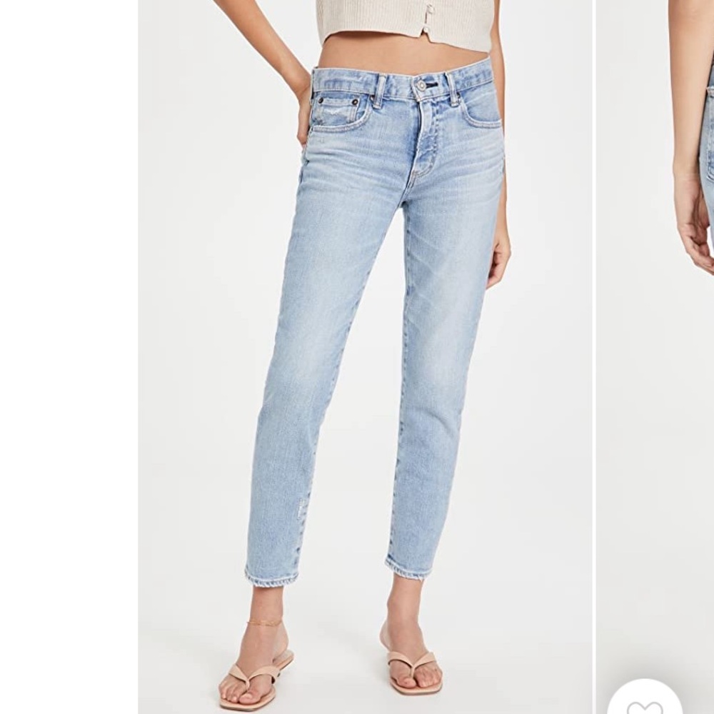 Moussy MV Remington Skinny Jeans Distressed Ankle